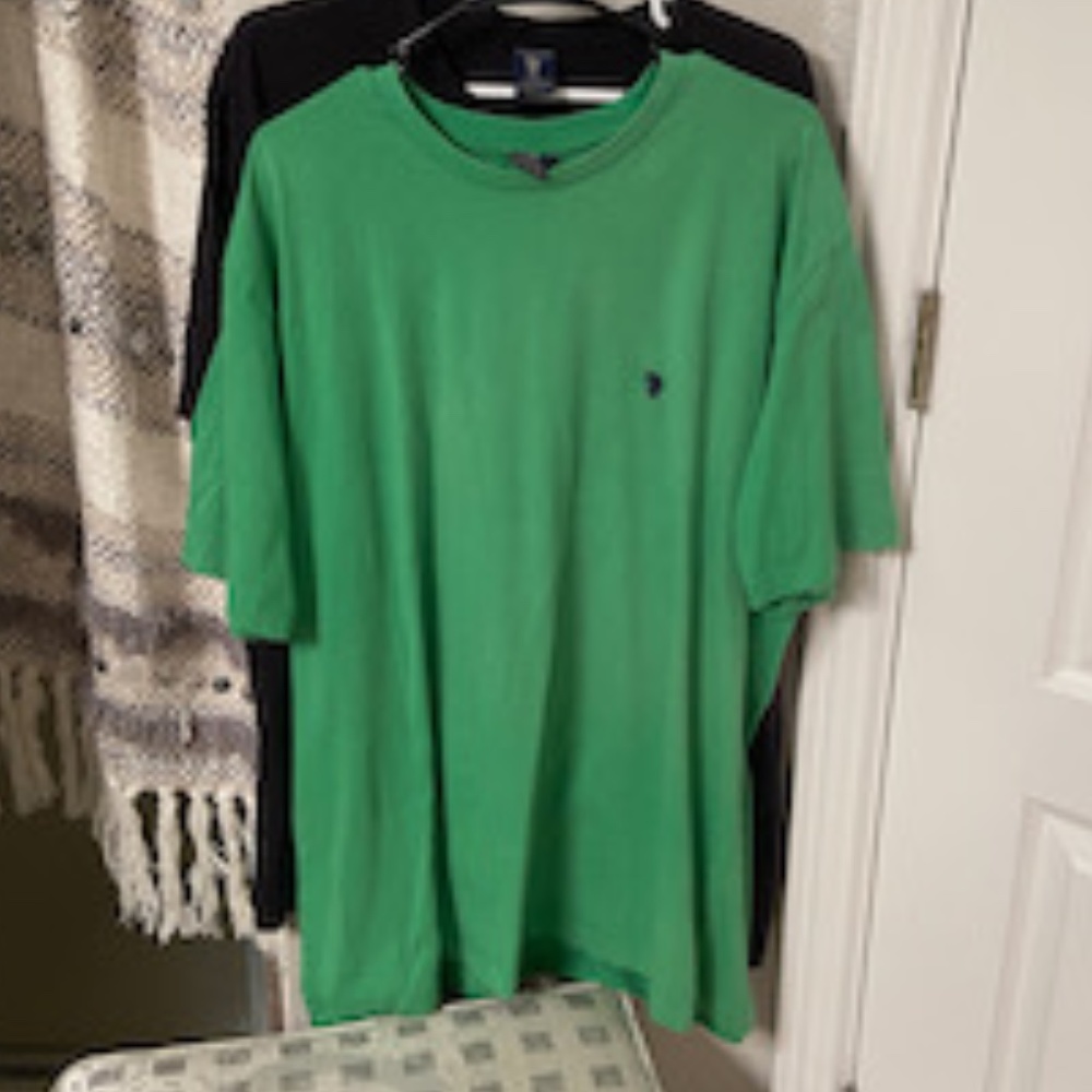 Mens RL Polo green t-shirt , XLT